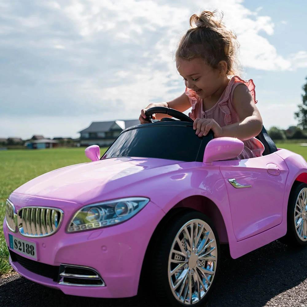 Amsham - BMW Kids Ride-On Car - 12V - Pink