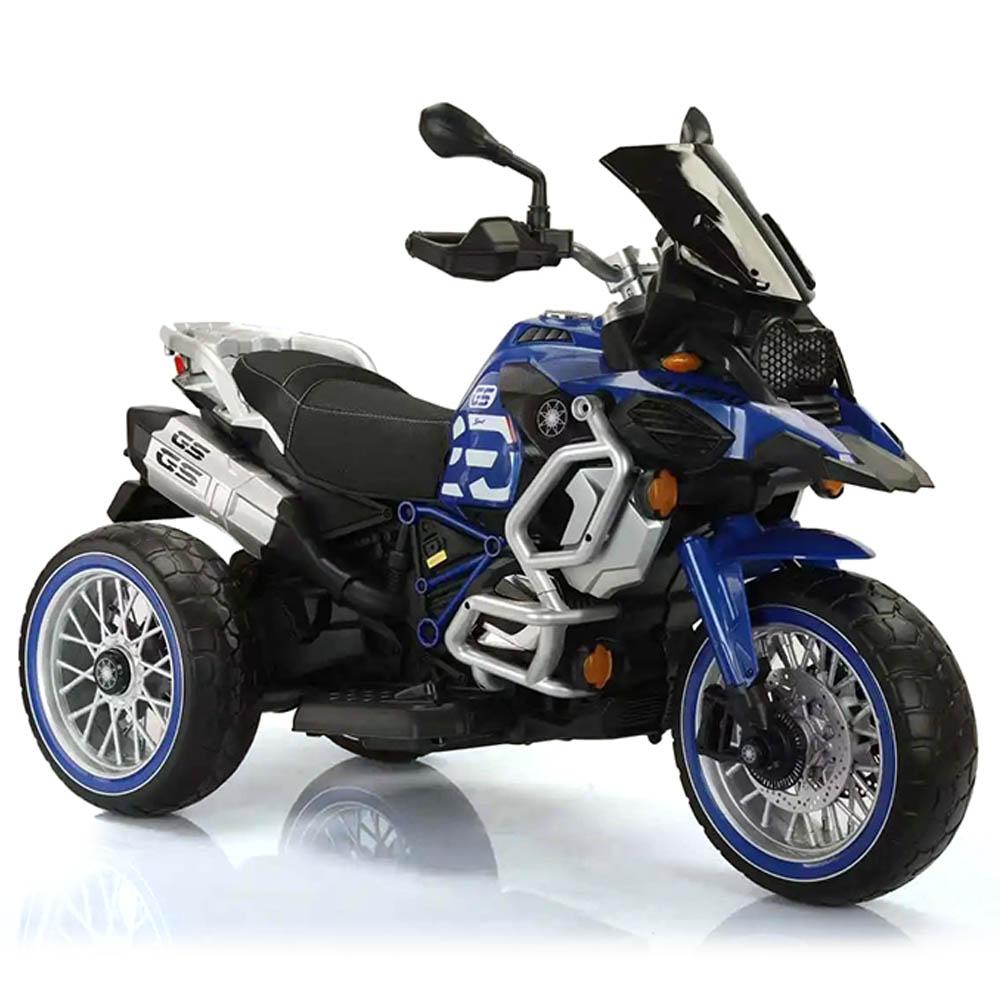 Amsham - 3 Wheel Ride-On Motorbike - Blue - 12V