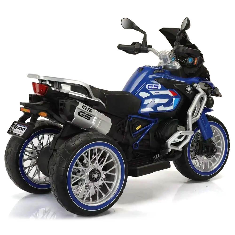 Amsham - 3 Wheel Ride-On Motorbike - Blue - 12V