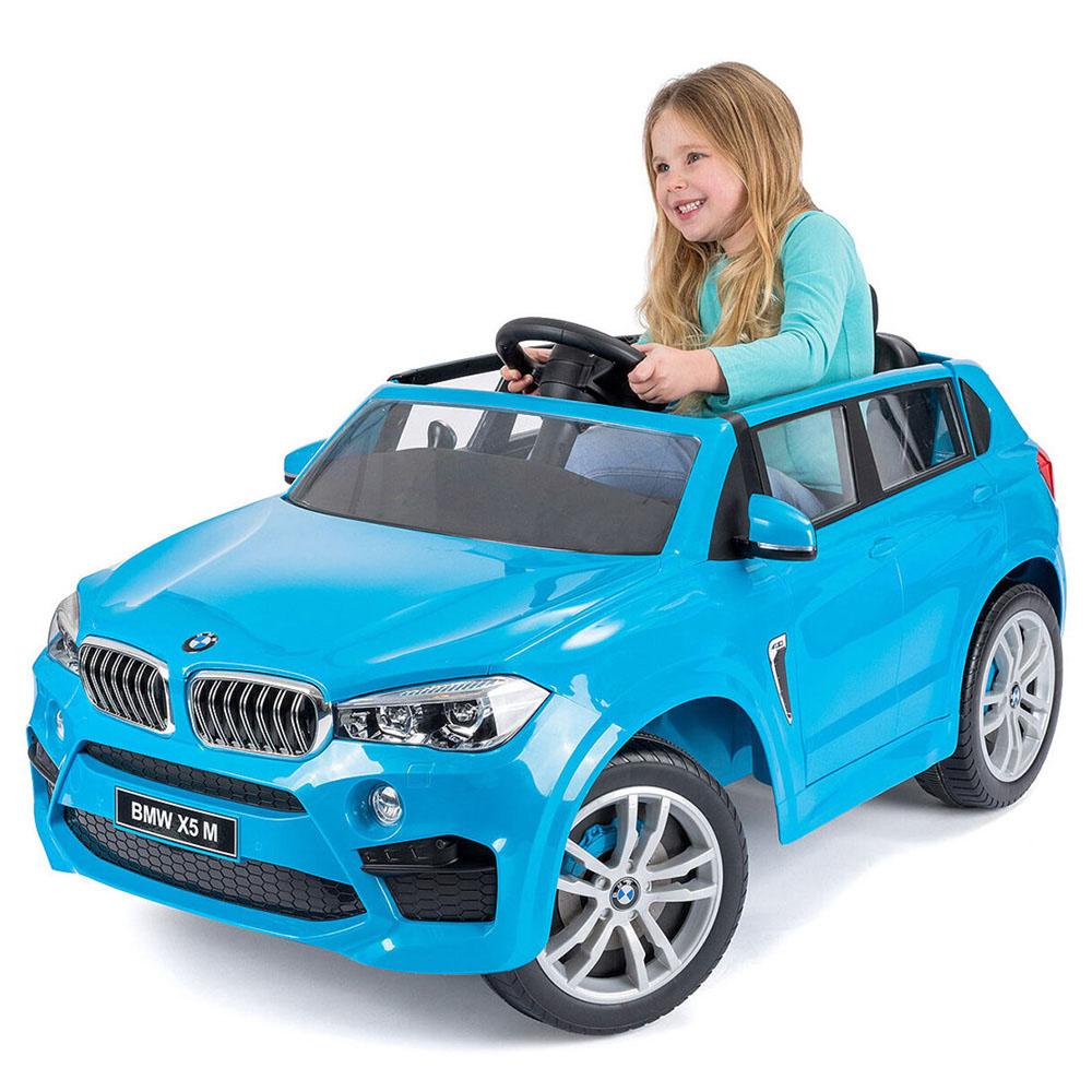 BMW - X5 Kids Electric Rideon Car - Blue - 12V