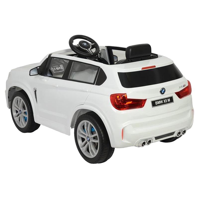 BMW - X5 Kids Electric Rideon Car - White - 12V