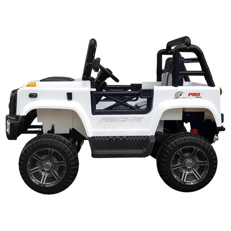 Amsham - Electric Ride-On Jeep - White - 12V