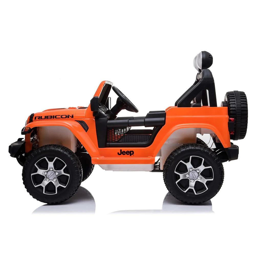 Jeep - Rubicon Licensed Kids Ride-On Jeep - 12V - Orange