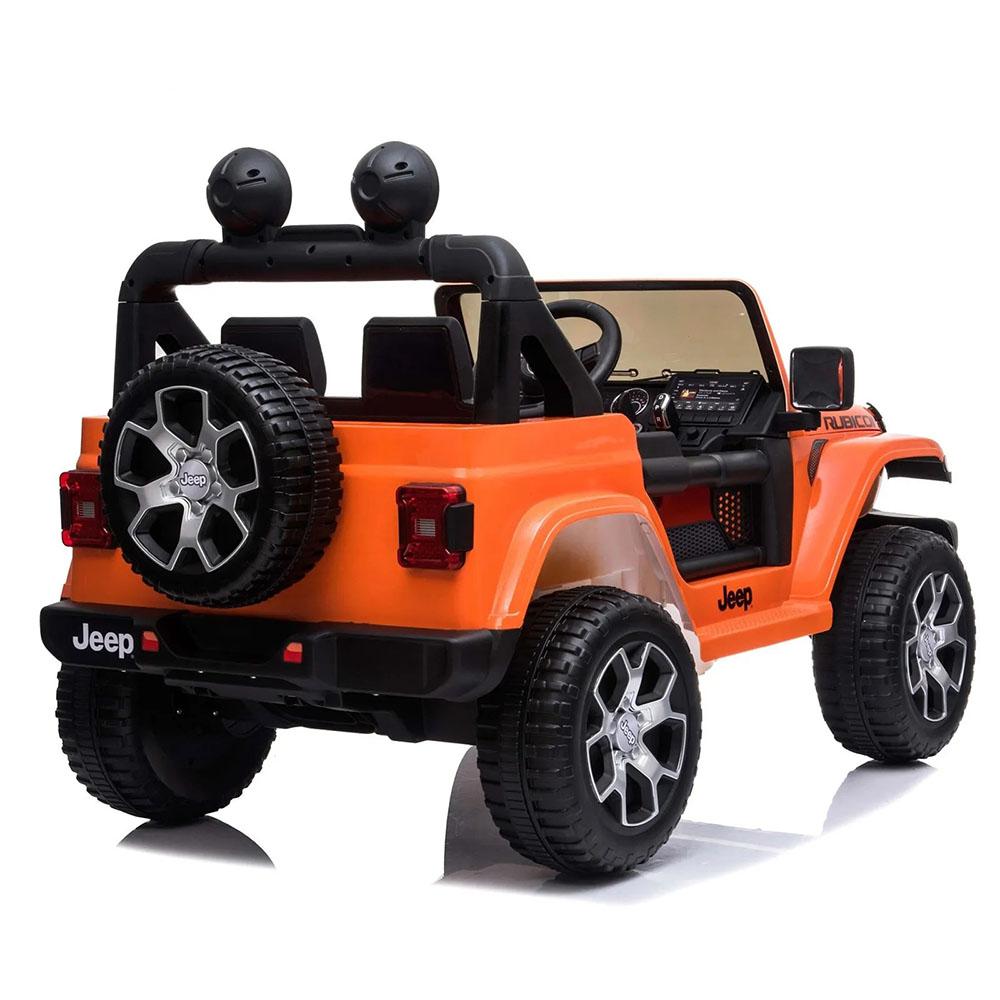 Jeep - Rubicon Licensed Kids Ride-On Jeep - 12V - Orange