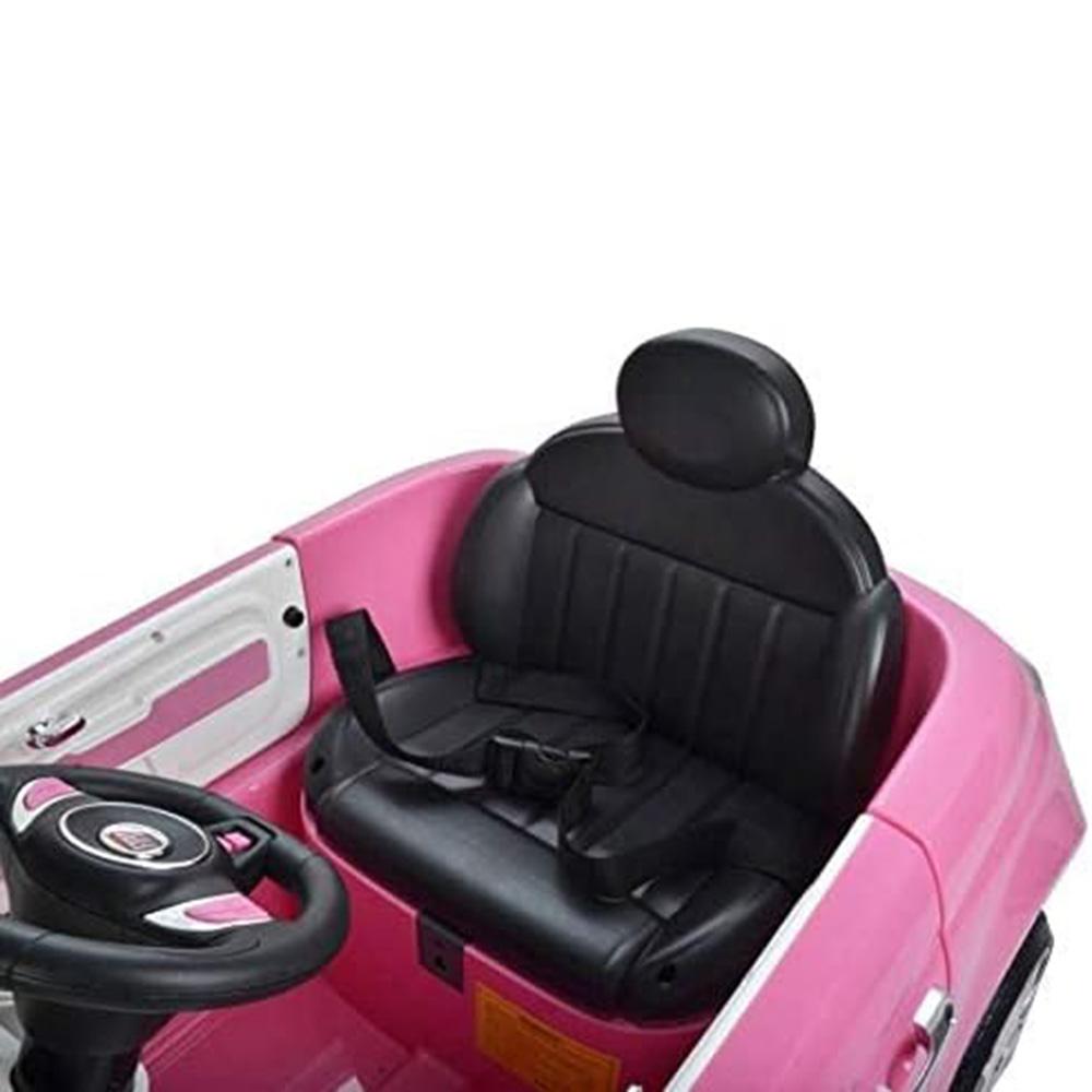 Fiat - 500 Kids Electric Ride-On Car - 12V Pink