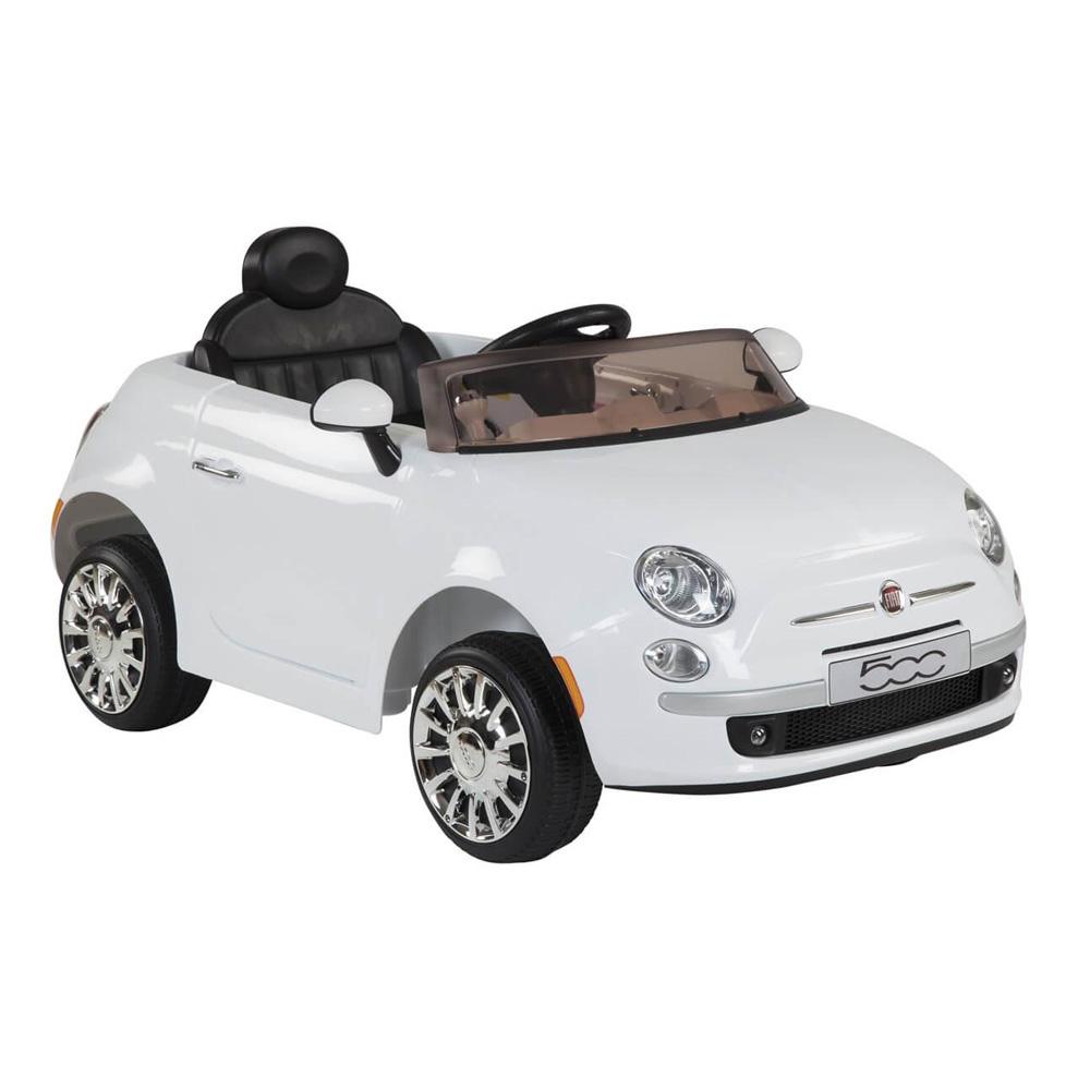 Fiat - 500 Kids Electric Ride-On Car - 12V White