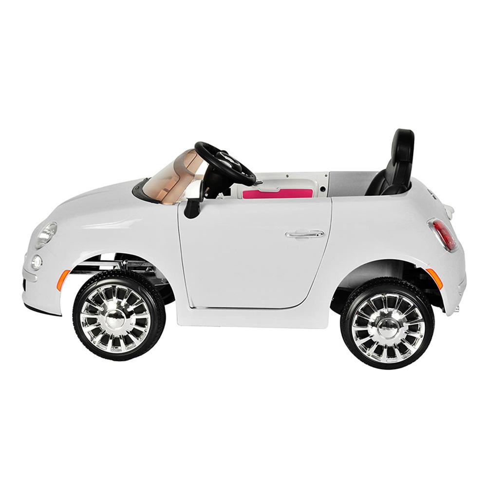 Fiat - 500 Kids Electric Ride-On Car - 12V White