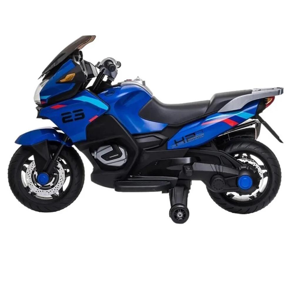 Factual Toys - Kids Electric Ride-On Motorcycle - 12V - Blue