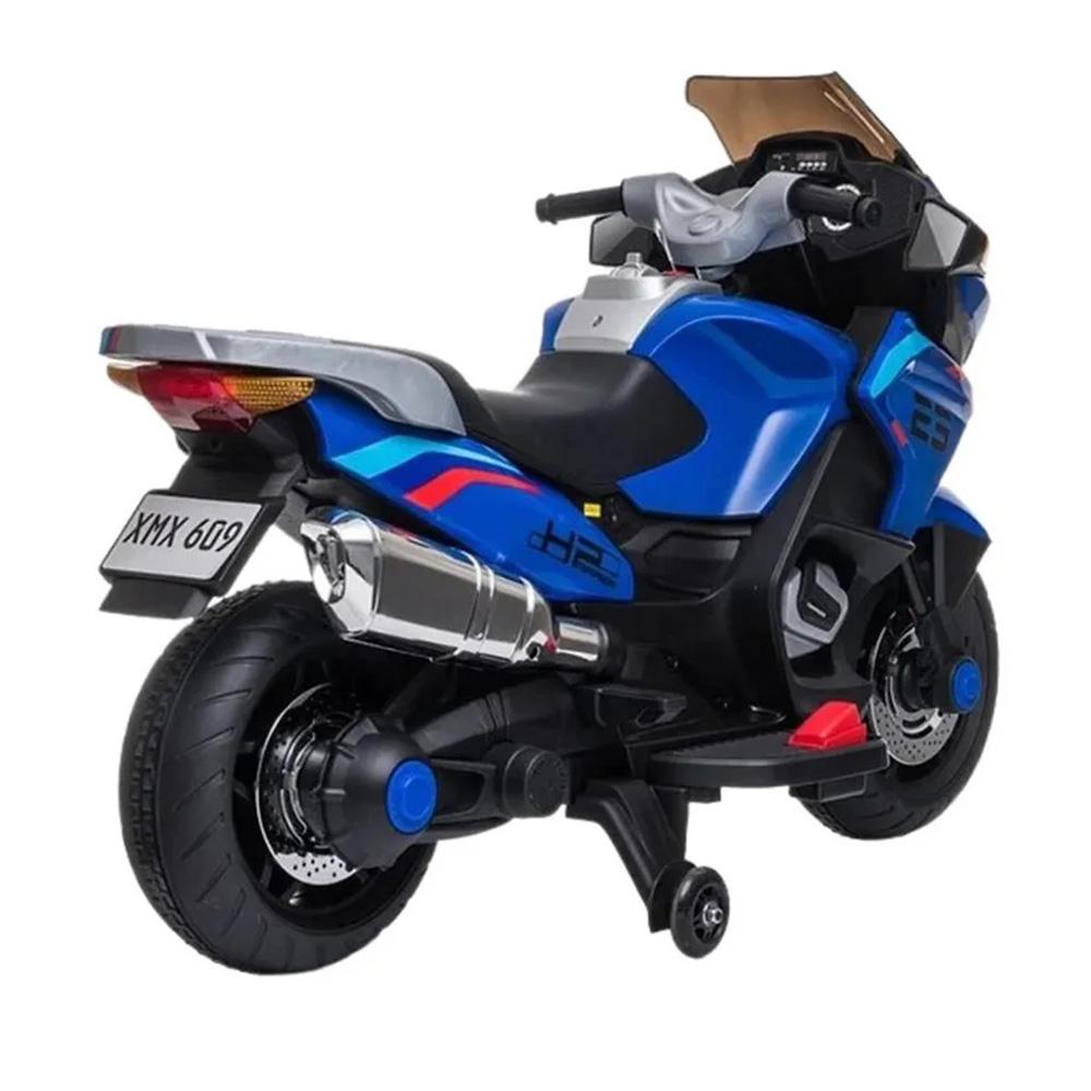 Factual Toys - Kids Electric Ride-On Motorcycle - 12V - Blue