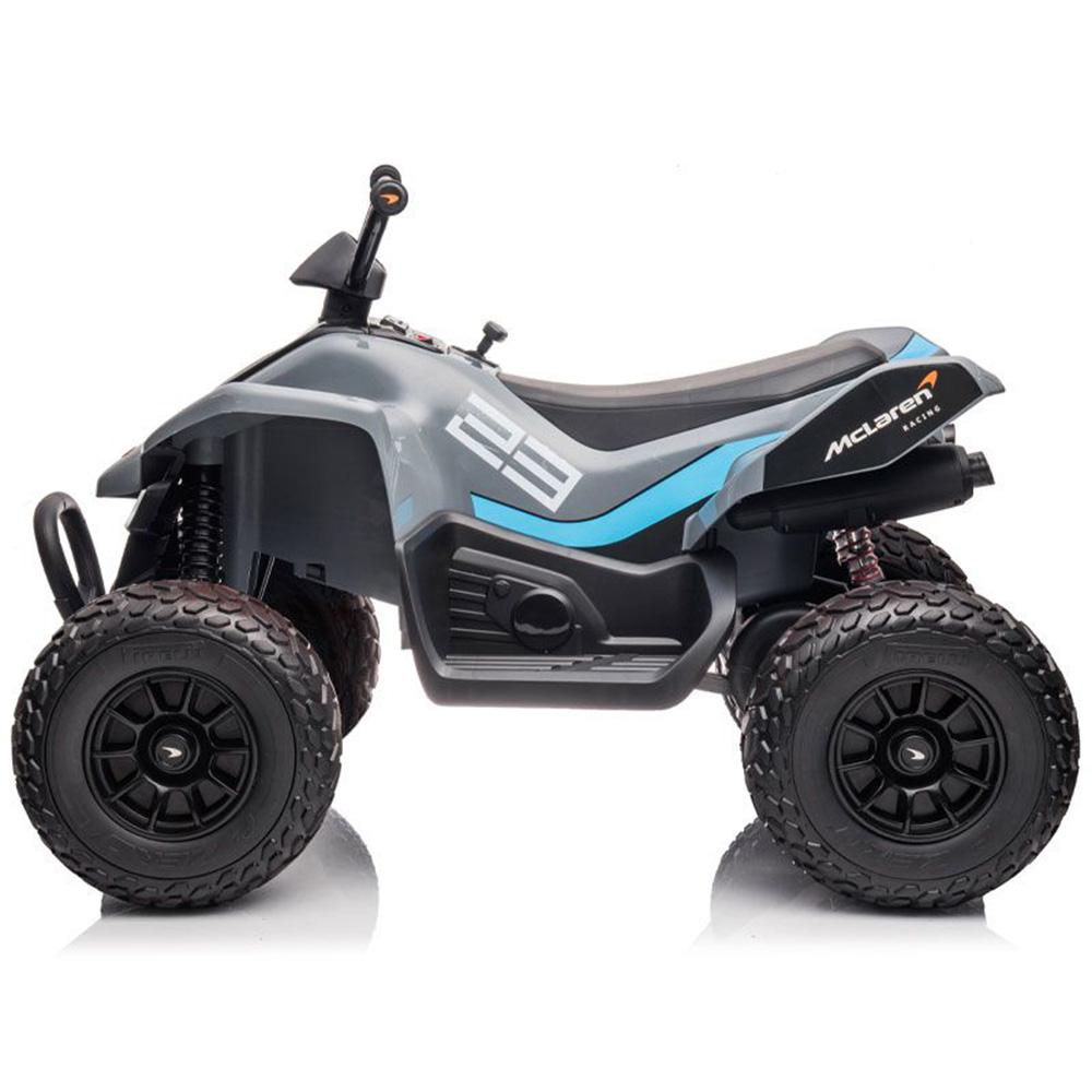 McLaren - Licensed Electric Ride-On Quad Bike - 12V - Grey