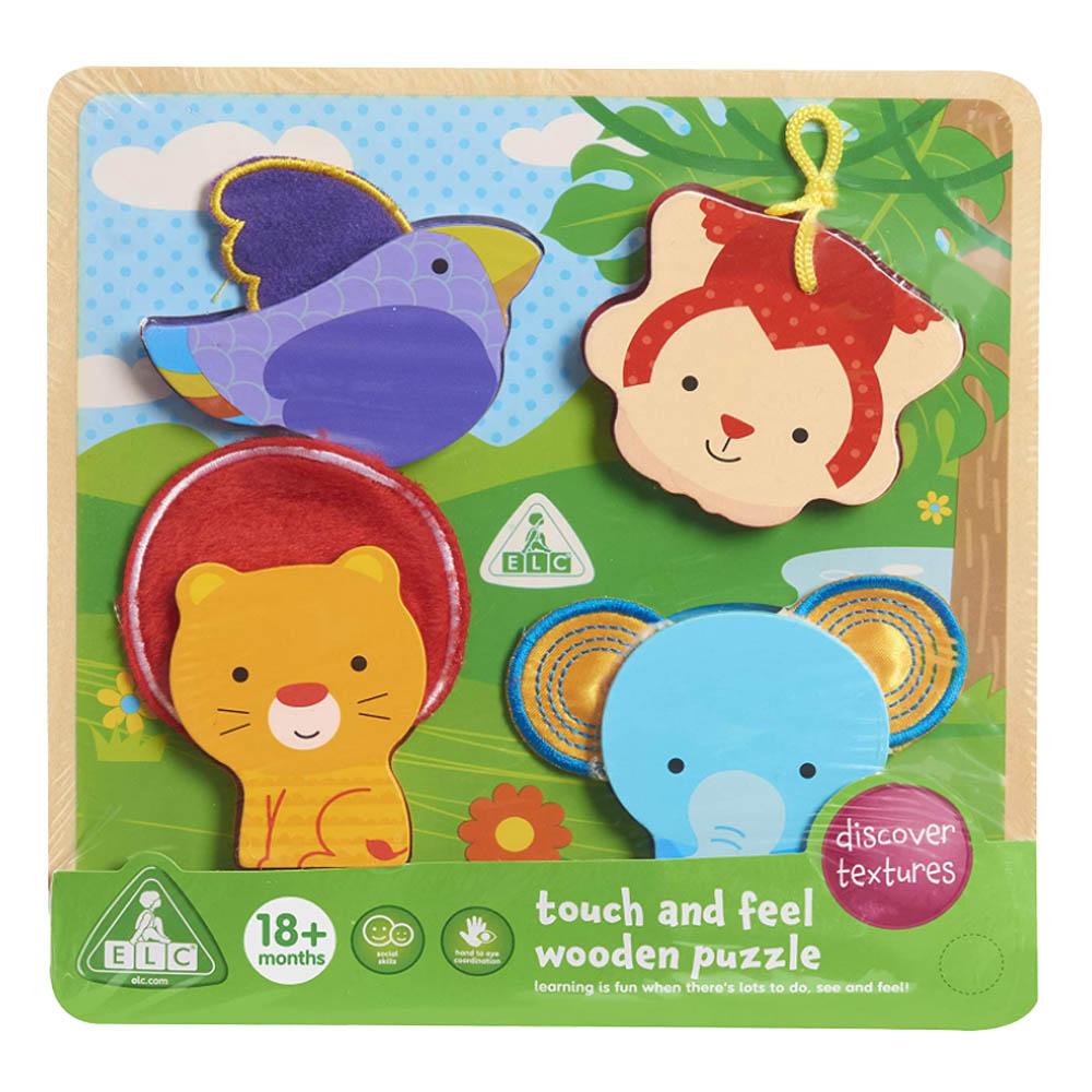 Early Learning Centre - Touch & Feel Wooden Puzzle