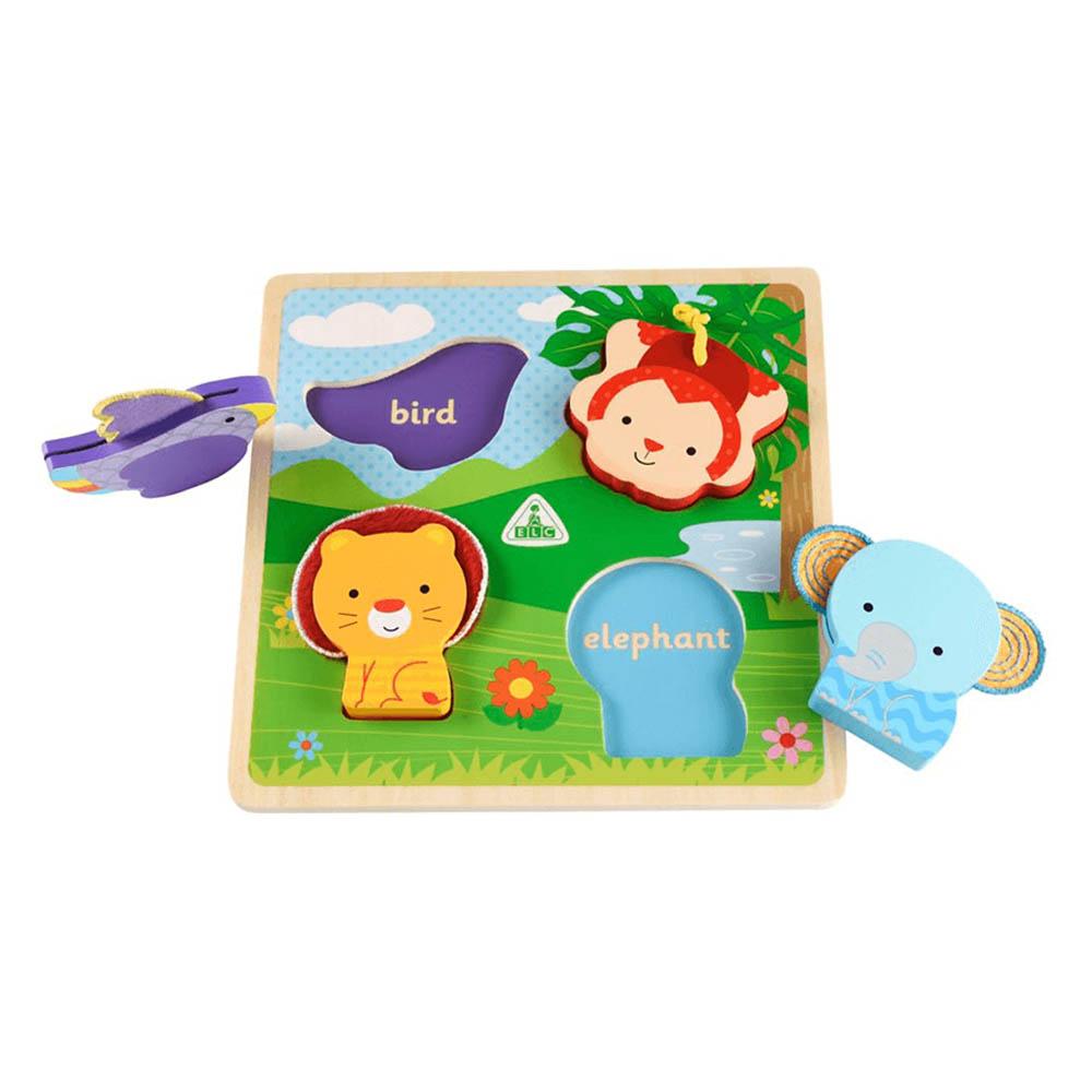 Early Learning Centre - Touch & Feel Wooden Puzzle