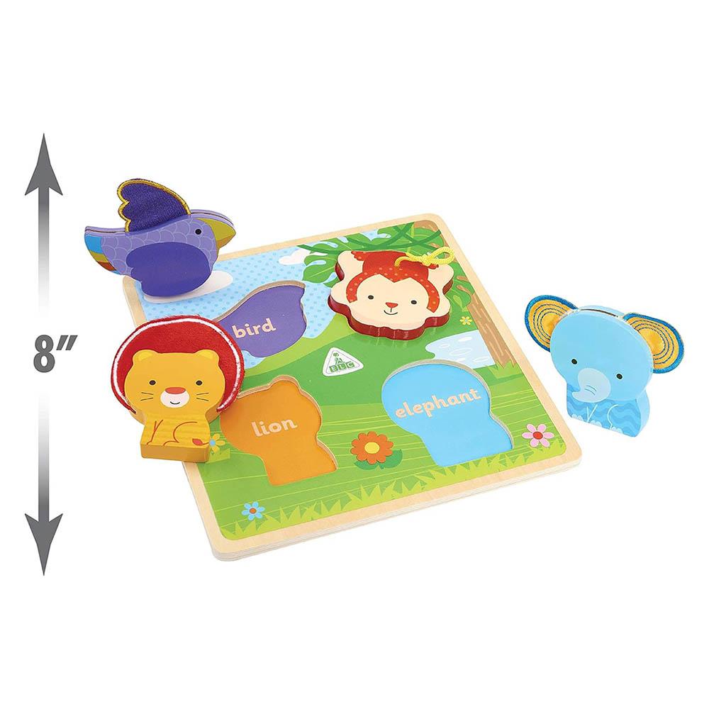 Early Learning Centre - Touch & Feel Wooden Puzzle