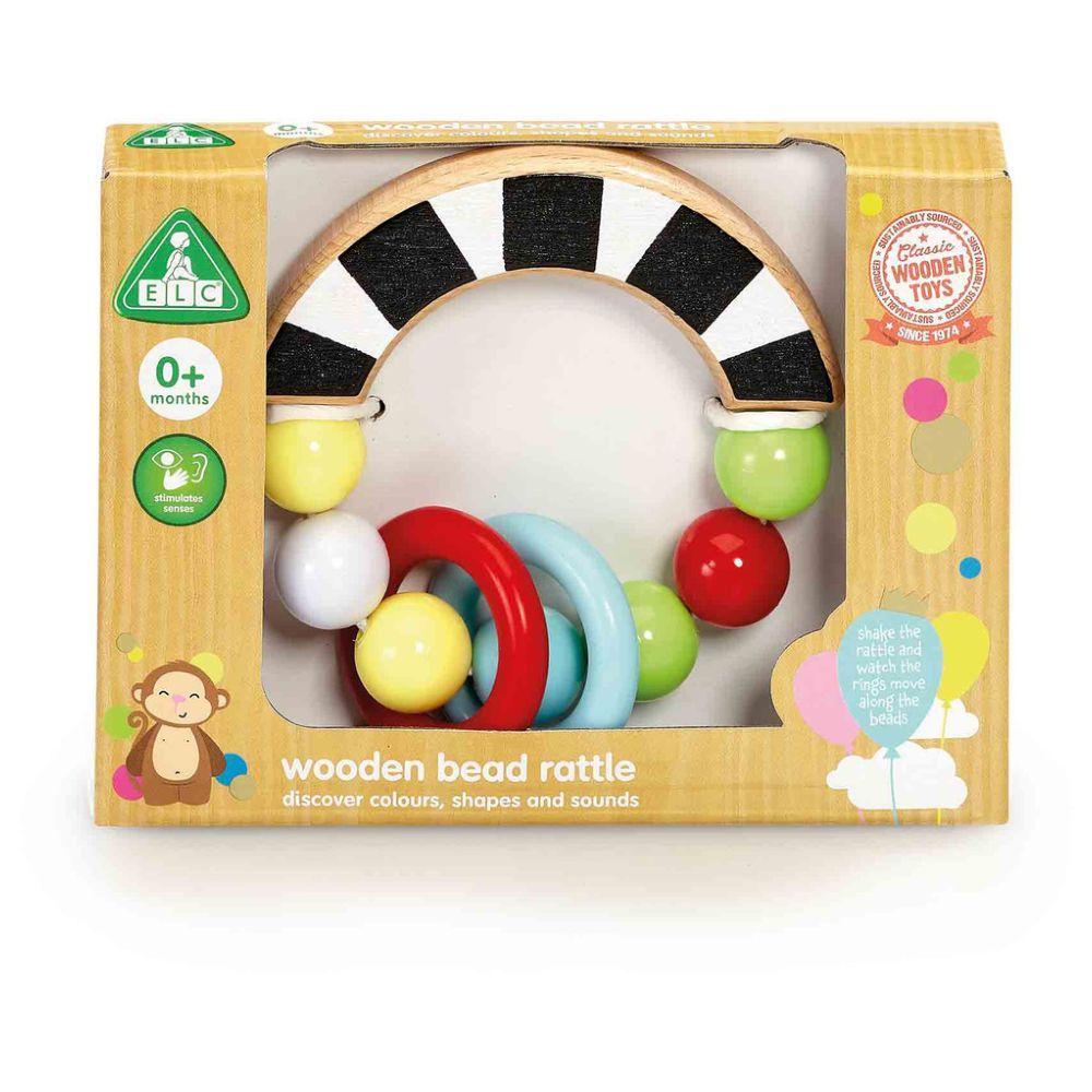 ELC - Wooden Bead Rattle Toy