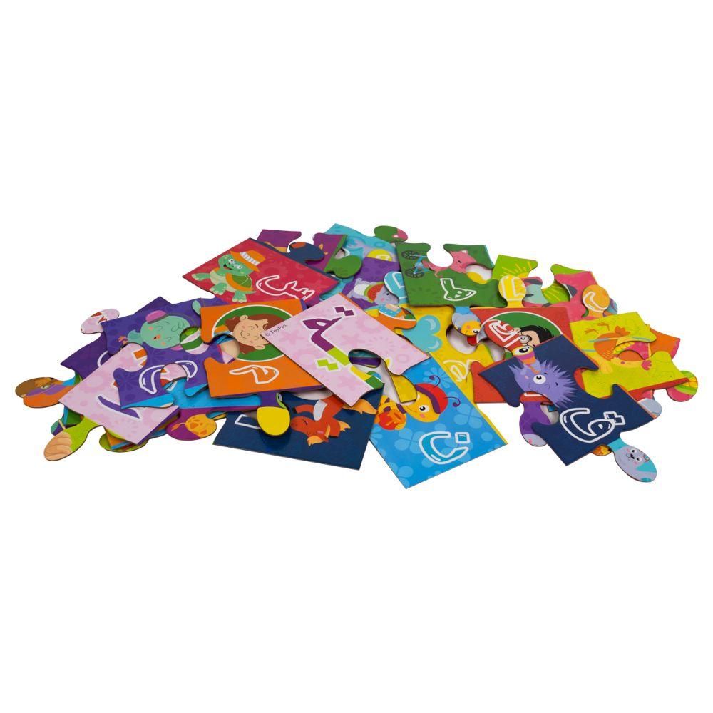 Hapee Capee - Alphabet Puzzle - Arabic - 30pcs