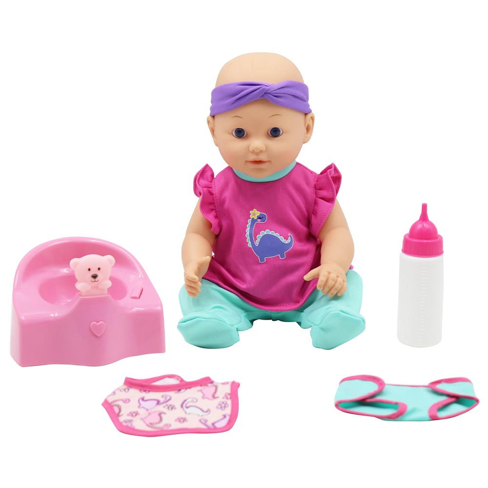 Toy School - Baby Sophia Doll Set - 5pcs - 14-inch - Color May Vary