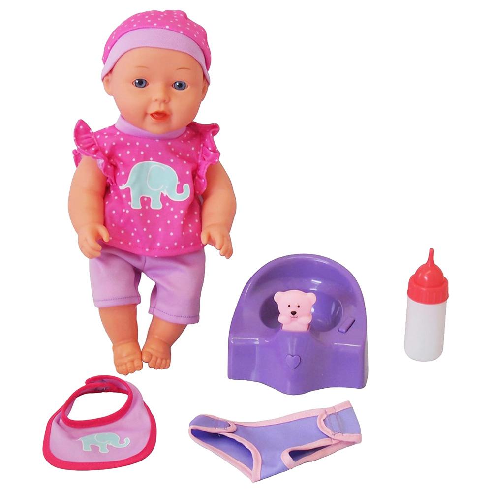 Toy School - Baby Sophia Doll Set - 5pcs - 14-inch - Color May Vary