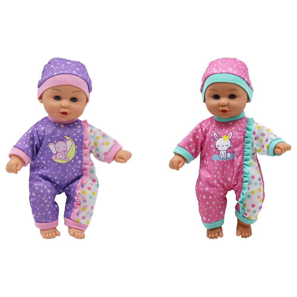 Toy School - Baby Sophia Cuddly Baby Doll - 12-inch - Color May Vary - 1pc