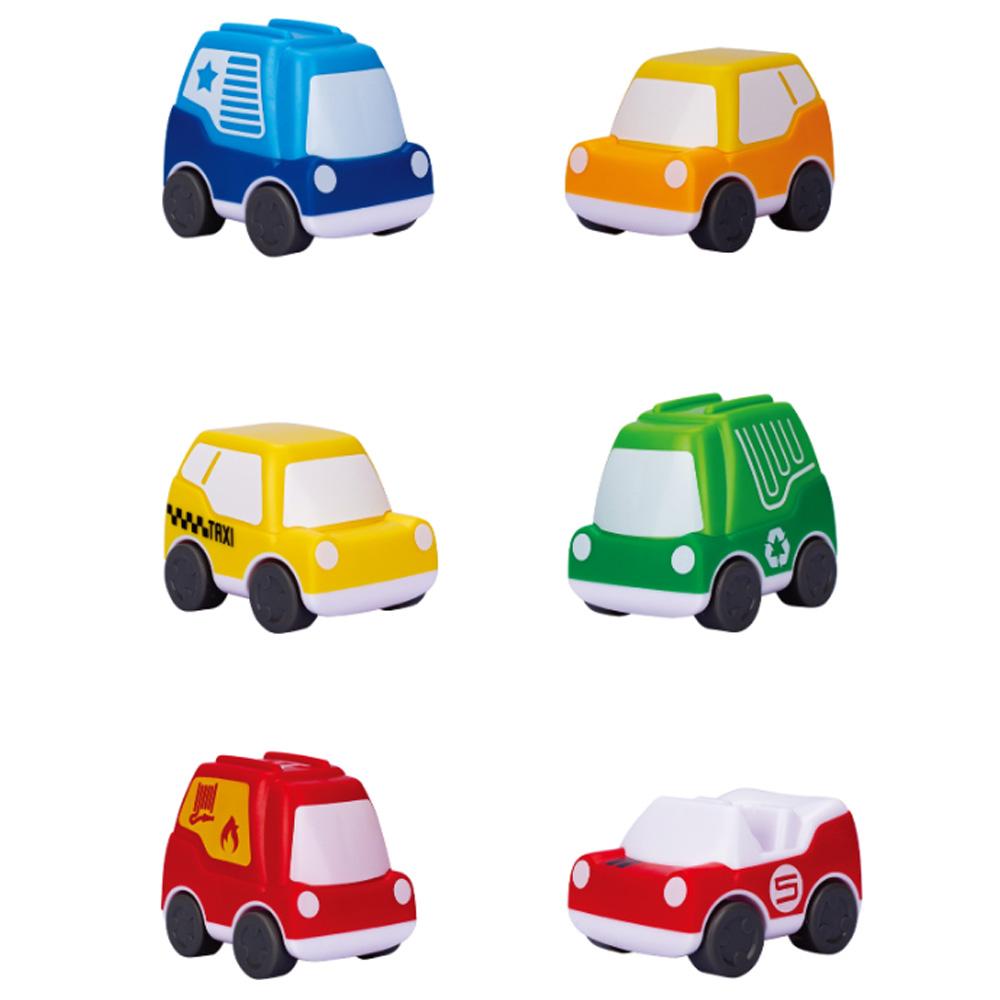 Toy School - Motor Town City Car - 5pc-Set - Color May Vary