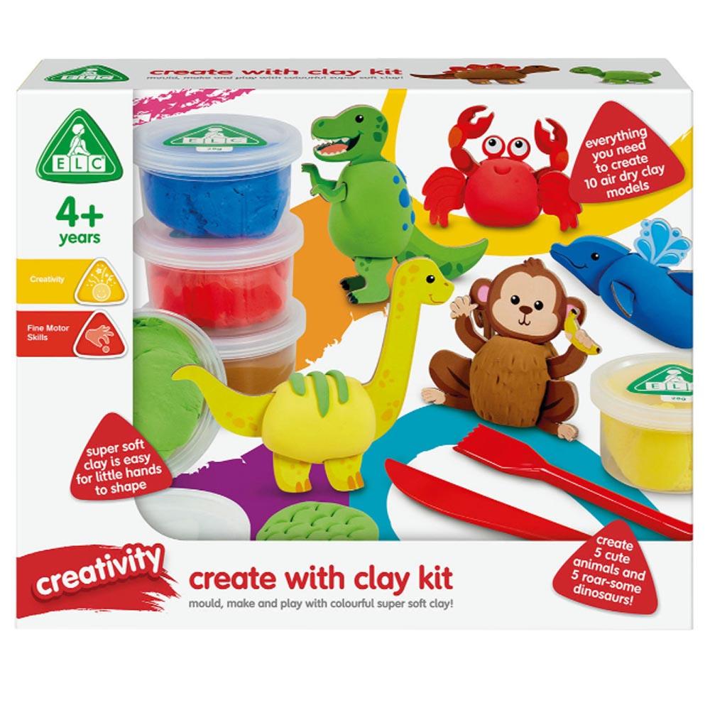 ELC - Create With Clay Kit - Animals And Dinosaurs