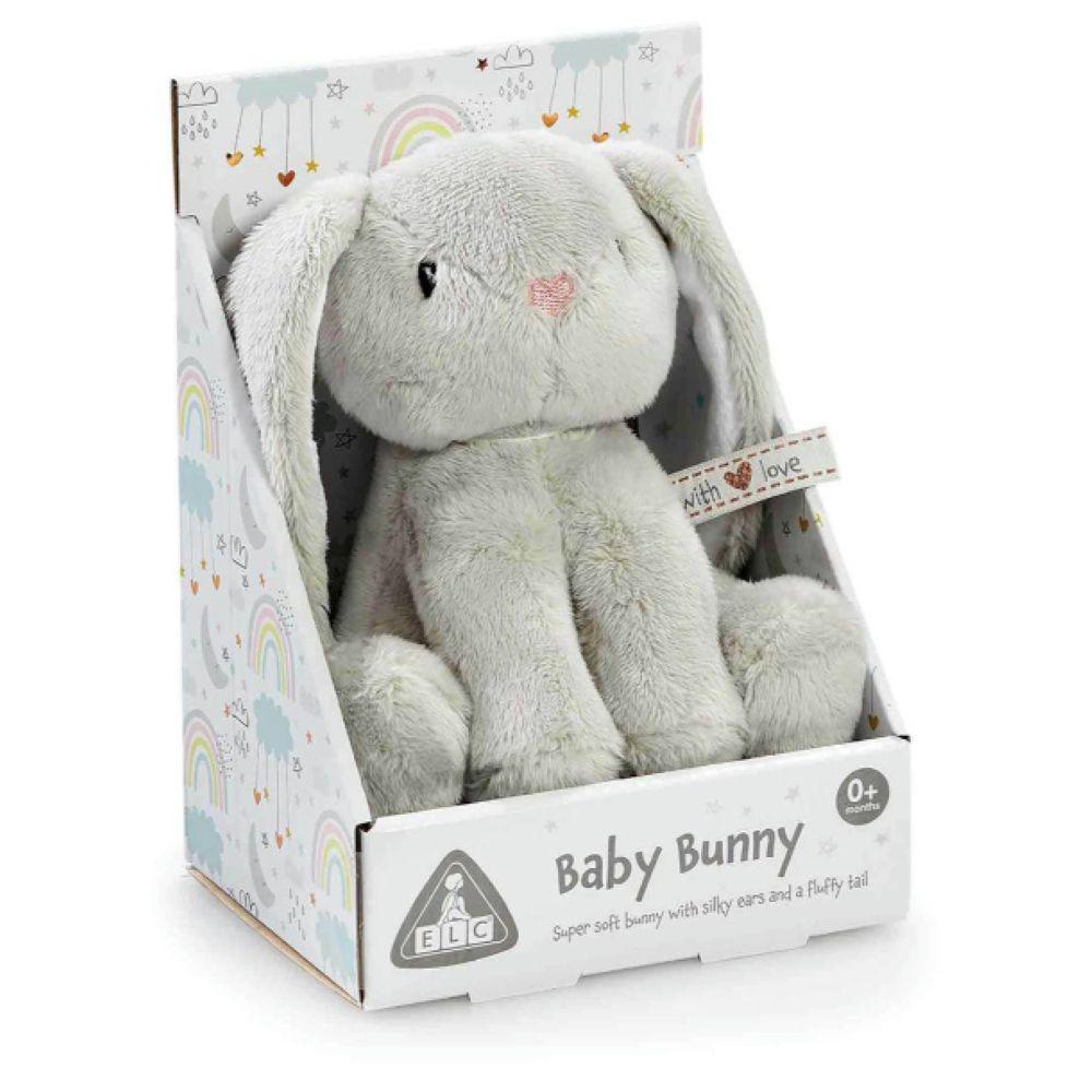 ELC - Boxed Mini Bunny Plush - Grey - 11 cm