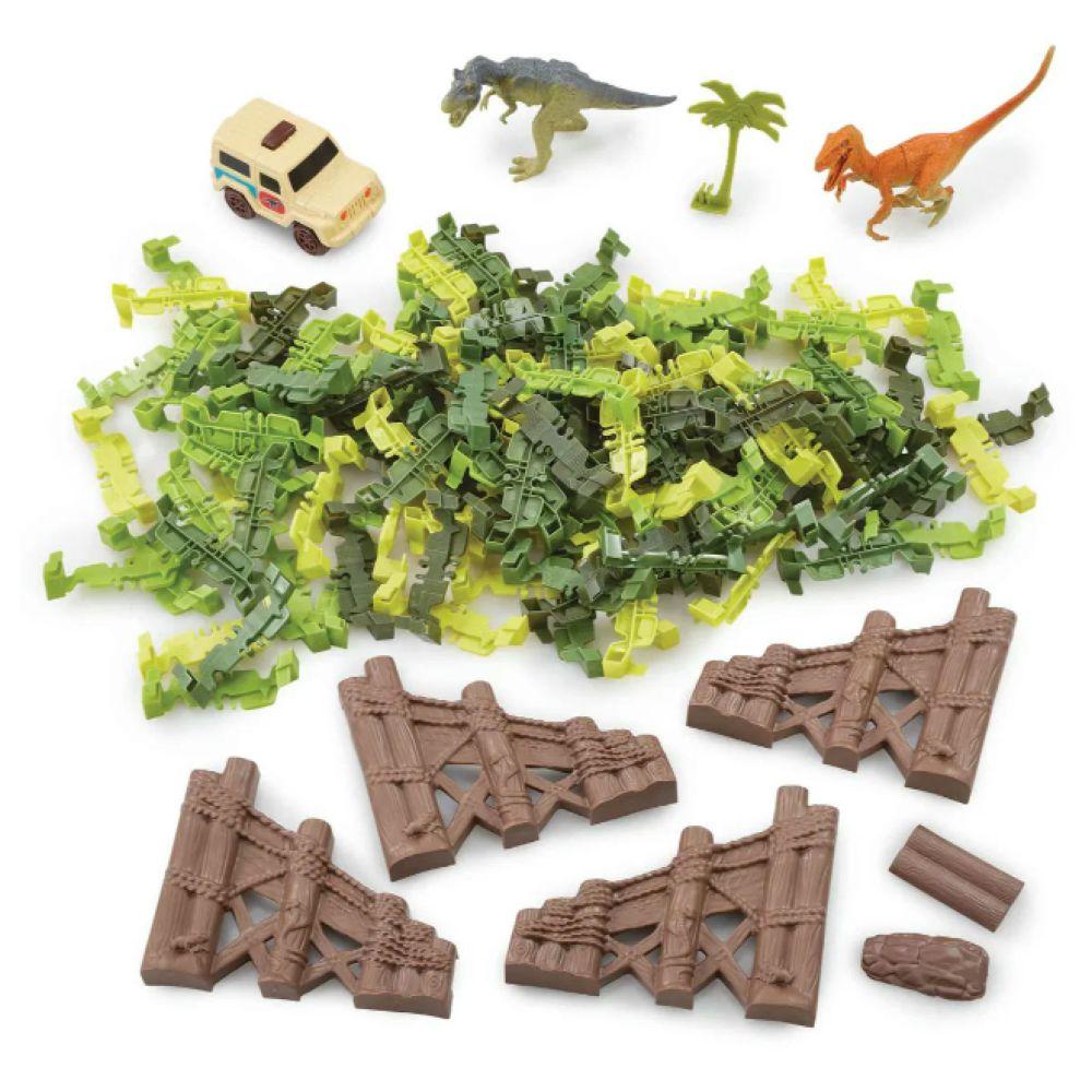 ELC - Flexible Race Tracks Set With Dinosaurs Figure And Car