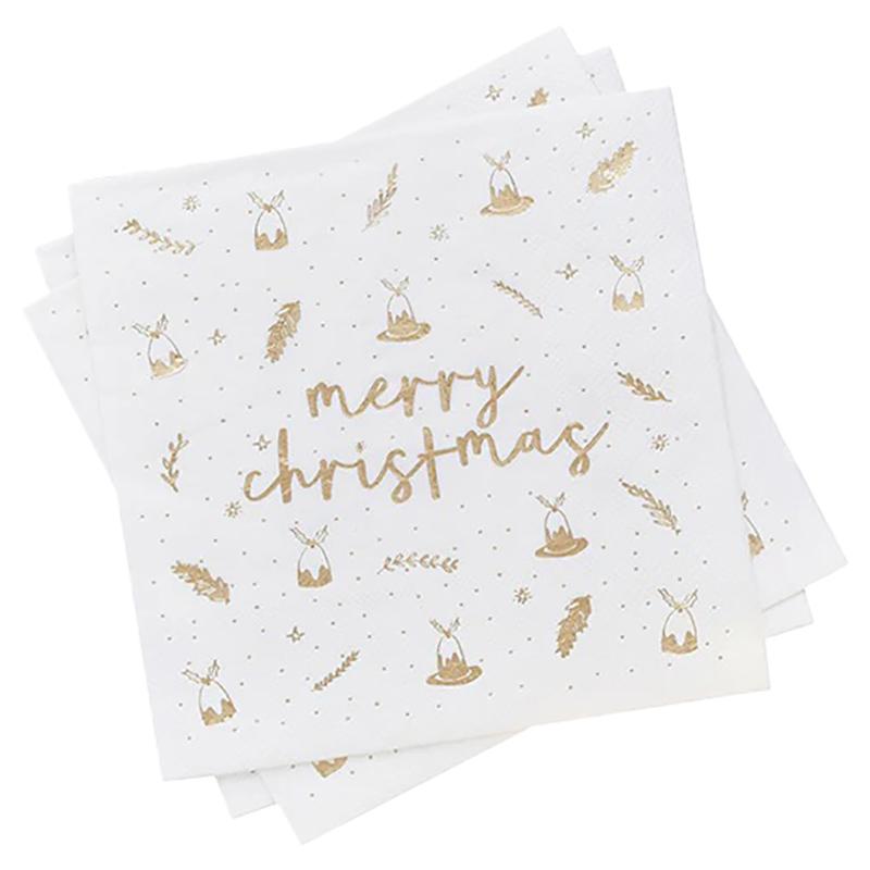 Hootyballoo - Merry Christmas Napkins - 16pcs