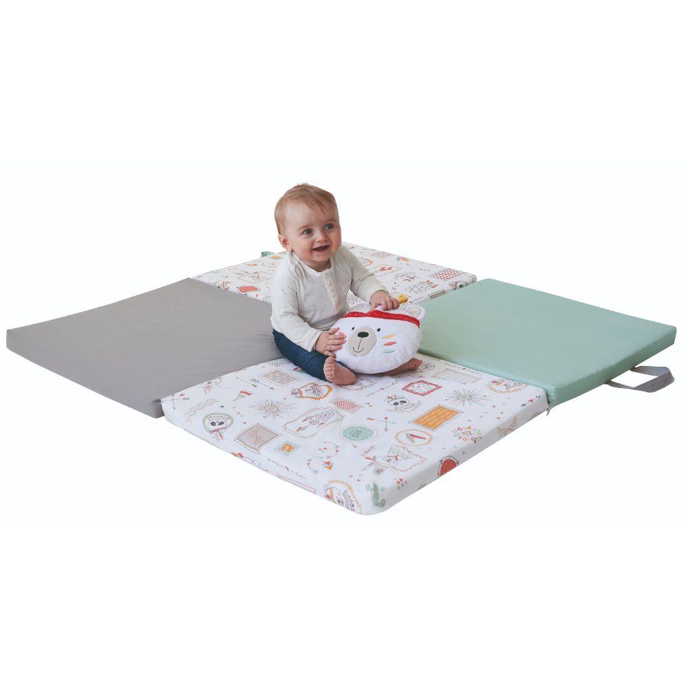 Tineo - 3-in-1 Smart & Fun, Playmat Indian Spirit - 120 x 120 cm