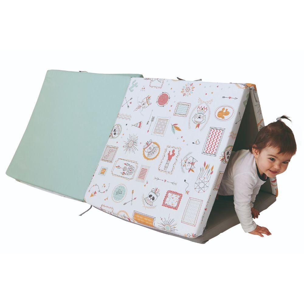 Tineo - 5-in-1 Smart & Fun Playmat, Indian Spirit - 180 x 120 cm