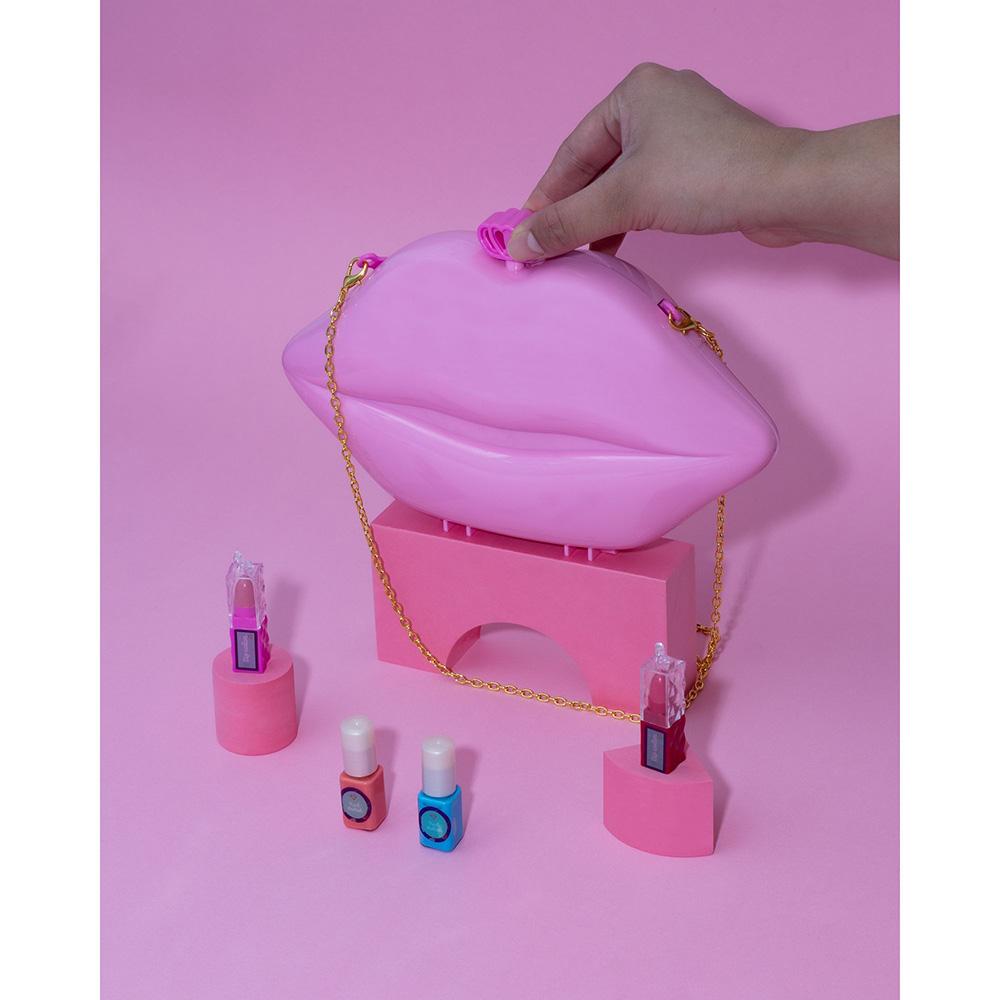 Shush! - Lip Shape Makeup Handbag 