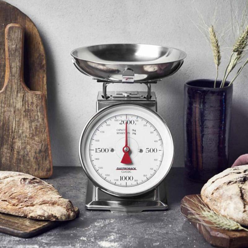 Gastroback - Classic Kitchen Scale 2 Kg - Silver