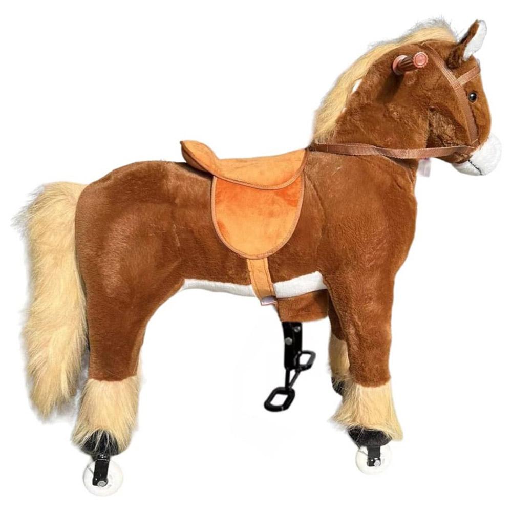 Megastar - Action-Packed Mechanical Horse Riding Toy - Brown