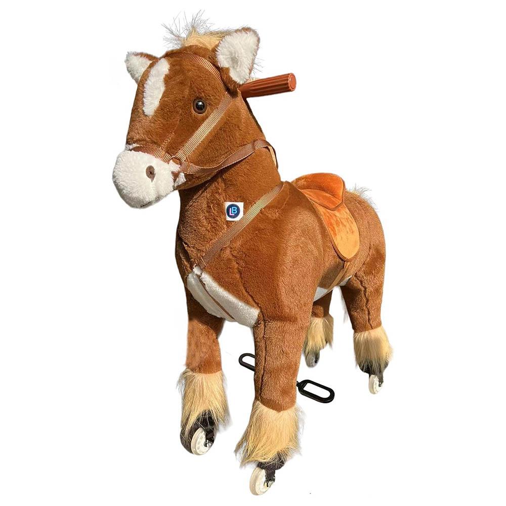 Megastar - Action-Packed Mechanical Horse Riding Toy - Brown