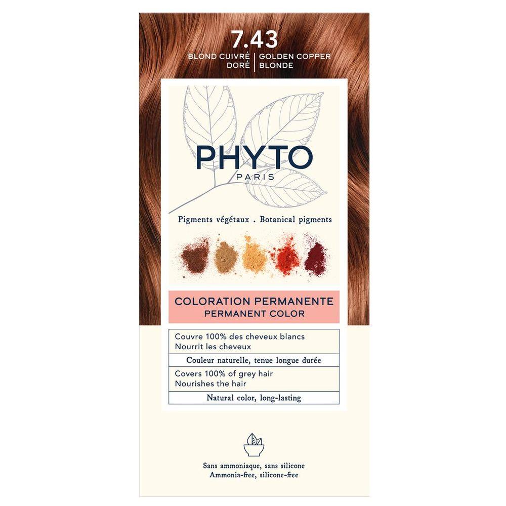 Phyto - Hair Color 7.43 - Golden Copper Blonde