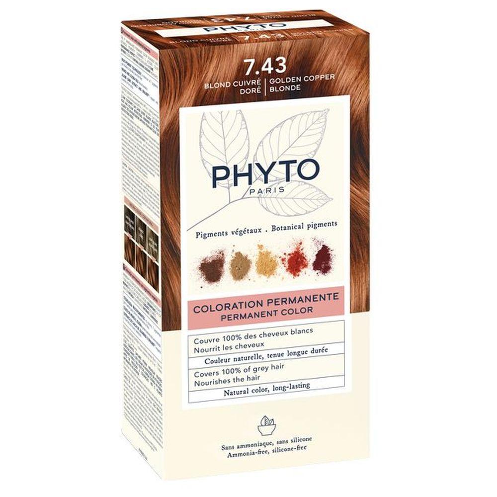 Phyto - Hair Color 7.43 - Golden Copper Blonde