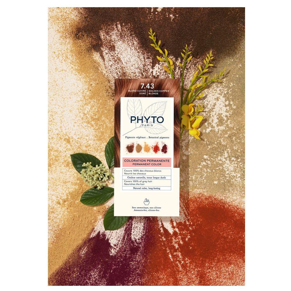 Phyto - Hair Color 7.43 - Golden Copper Blonde