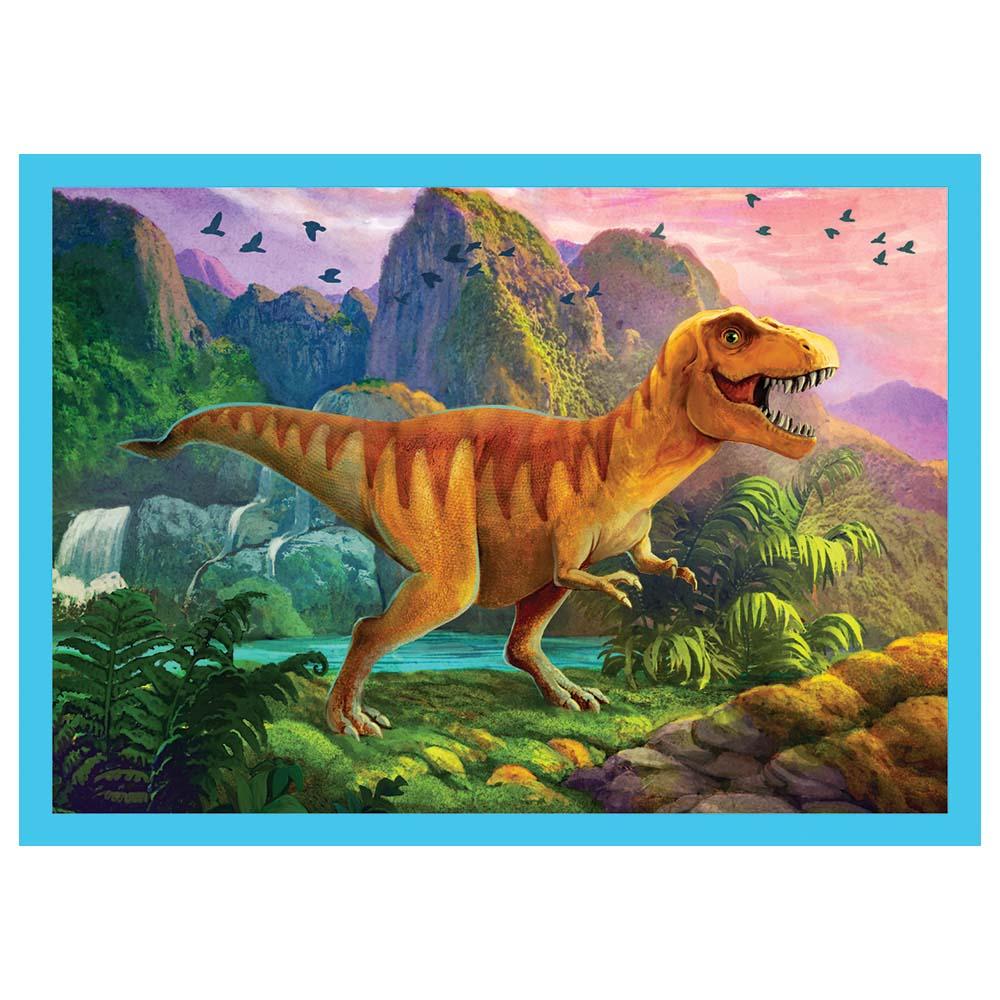 Trefl Puzzle - 4-In-1 - Unique Dinosaurs Puzzle - 71pcs