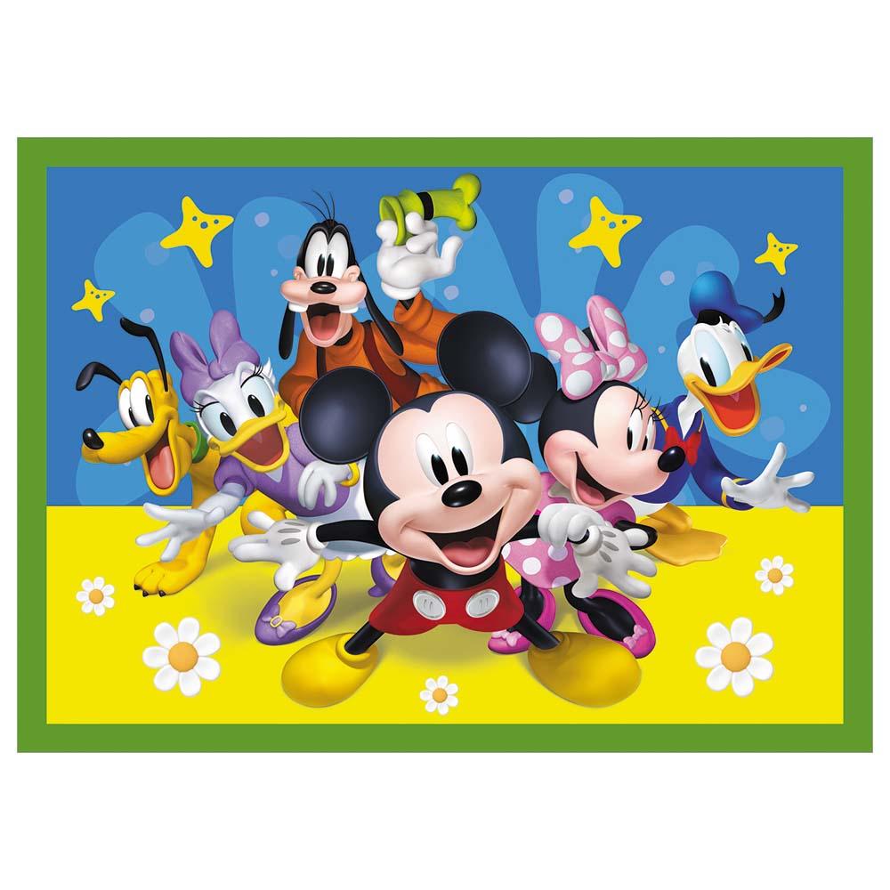 Mickey Mouse - 4-In-1 Disney Among The Friends Funhouse Puzzle - 71pcs