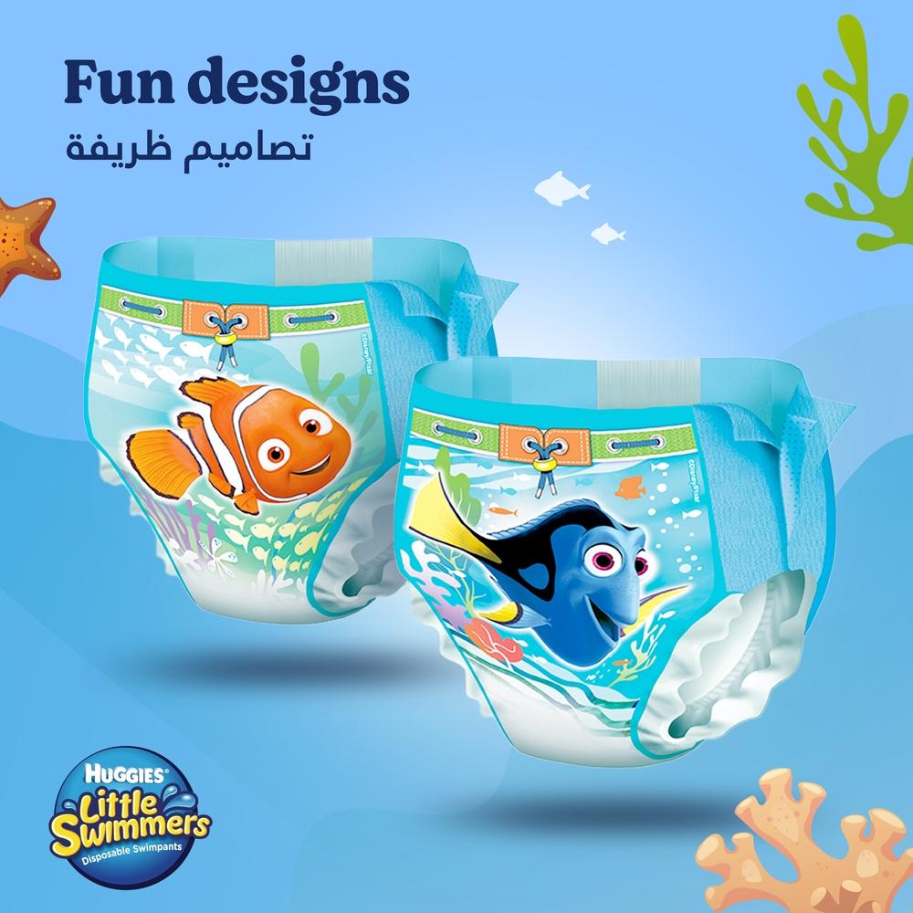 Huggies - Little Swimmer Swim Diaper Pants- 11-15 kg - Medium - 11 Pcs