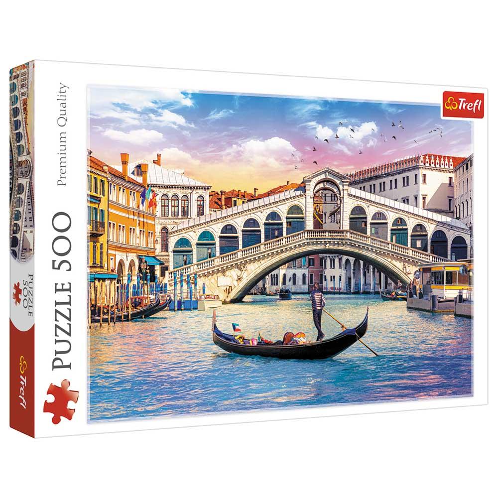 Trefl Puzzle - Rialto Bridge Venice Puzzle - 500pcs