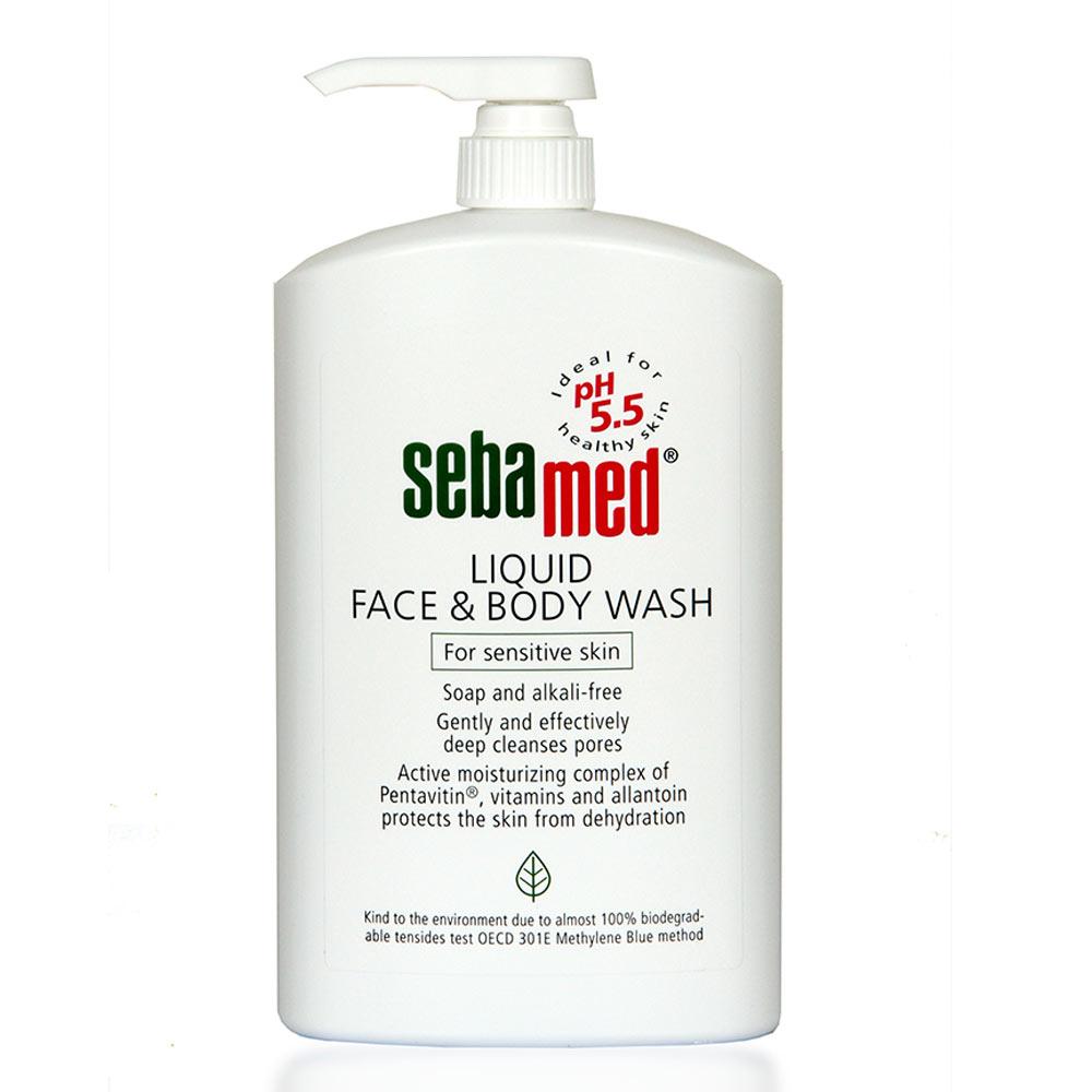 Sebamed Liquid Face and Body Wash - 1000ml