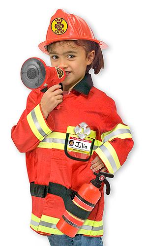 Melissa & Doug Fire Chief Role Play Costume Set