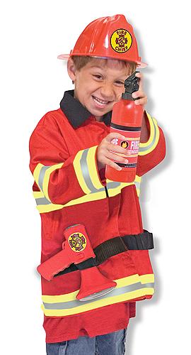 Melissa & Doug Fire Chief Role Play Costume Set