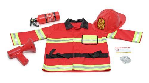 Melissa & Doug Fire Chief Role Play Costume Set