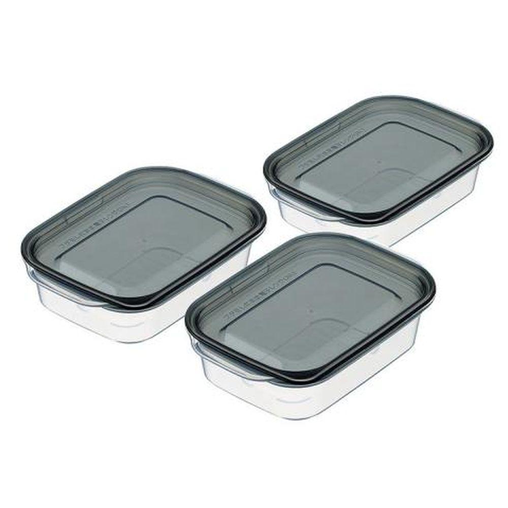 Hokan-Sho - Plastic Food Container - 140ml - 3pcs - Clear