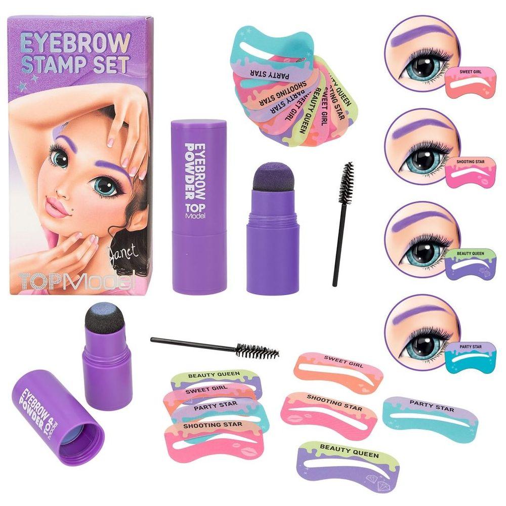 Top Model - Beauty & Me Eye Brow Stamp Set 1pc - Style May Vary