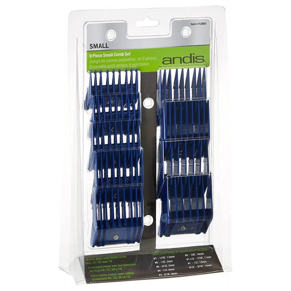 Andis - Universal Pet Clipper Comb - Blue - Small - 9pcs