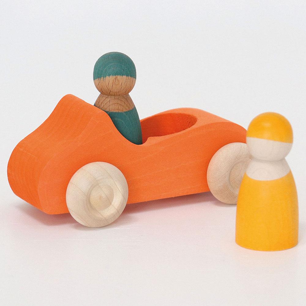 Grimm's - Off Road Wooden Convertible - 3pcs - Large - Orange