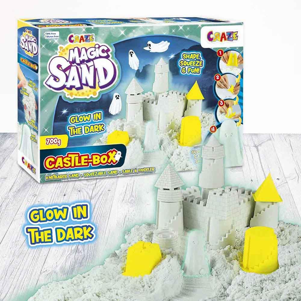 Craze - Magic Sand Glow In The Dark Castle Box