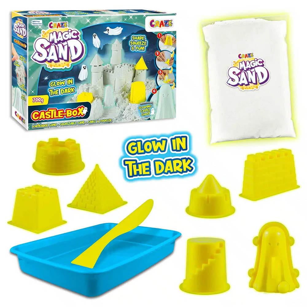 Craze - Magic Sand Glow In The Dark Castle Box